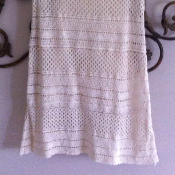 CROCHET BOHO DRESS IN IVORY - Picture 4 of 4