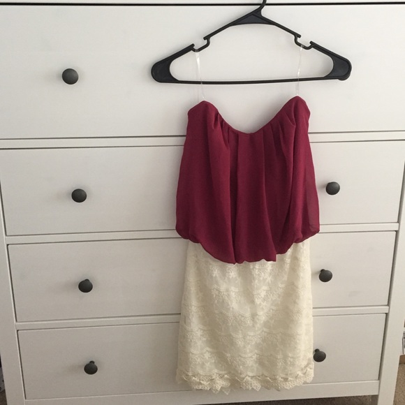 Strapless Fitted Dress