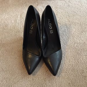 Aldo black heels