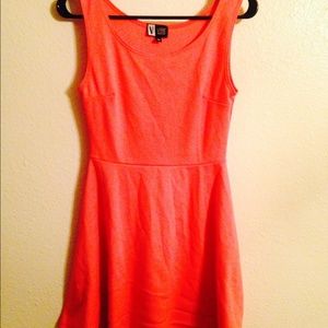 Cute pink skater dress