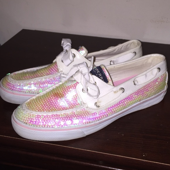 Sperry Sequin Boat Shoes
