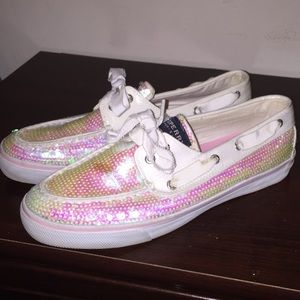 Sperry Sequin Boat Shoes