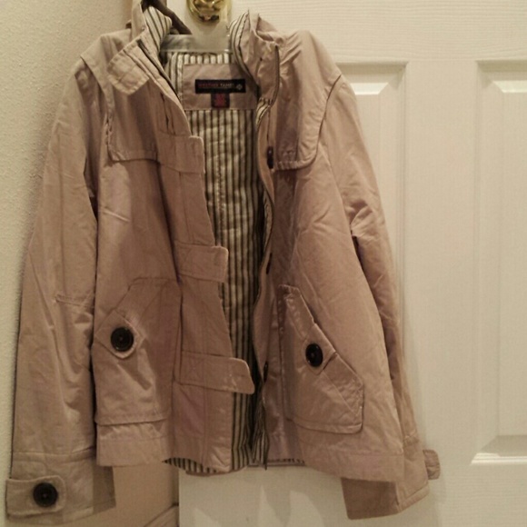 Khaki Hooded Jacket