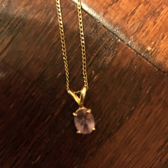 Amythest necklace