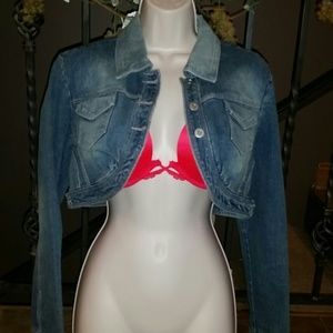 Denim Shrug Jacket
