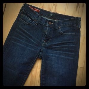 J. Crew hipslung cropped jeans