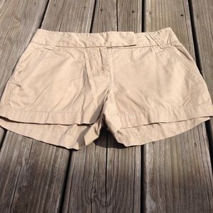 J.Crew khaki chino shorts