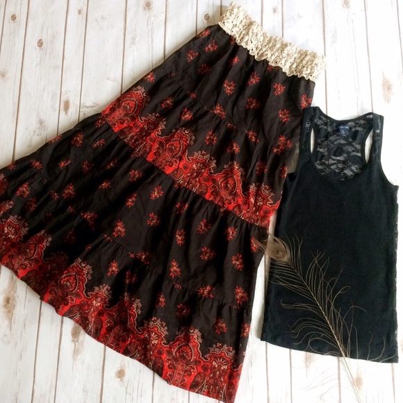 Dresses & Skirts - • Boho • Gypsy Maxi Skirt