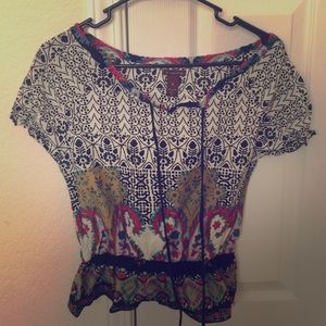 Small patterned shirt