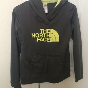 Lime green North Face Hoodie