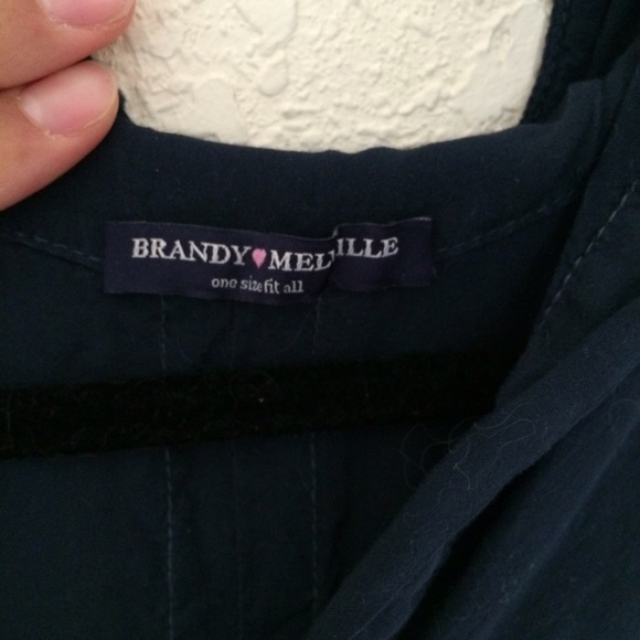 Bundled! Brandy Melville collared crop shirt - Picture 2 of 4