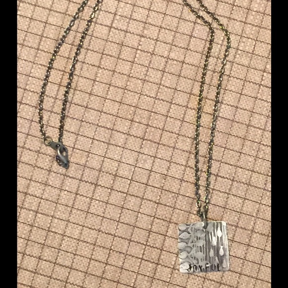 JOYFUL!!! handmade & artist signed necklace LOVE! - Picture 3 of 4