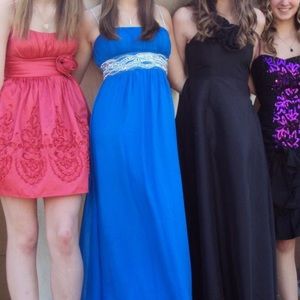 Blue Strapless Formal/ Prom Dress 🎉PRICE DROP!!
