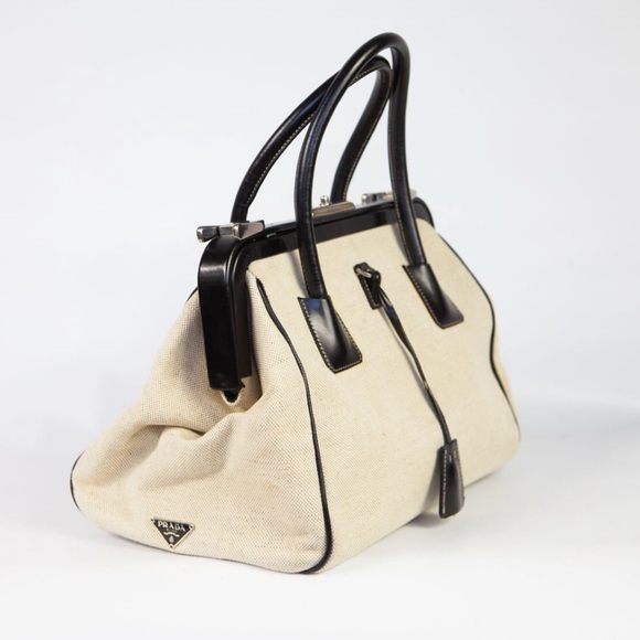 ⛔️SOLD⛔️Prada Canvas Doctor's Bag - Picture 2 of 3