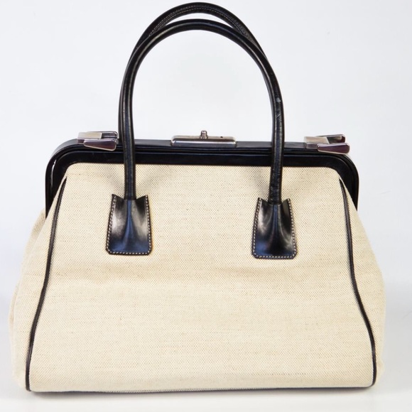 ⛔️SOLD⛔️Prada Canvas Doctor's Bag - Picture 3 of 3
