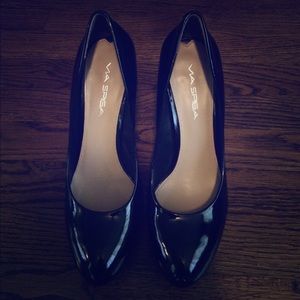 Via Spiga Black Heels