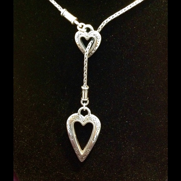 Beautiful double heart necklace.