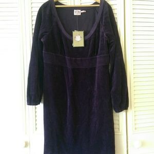 ??Purple velvet dress??