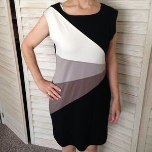 Spense color blocked dress