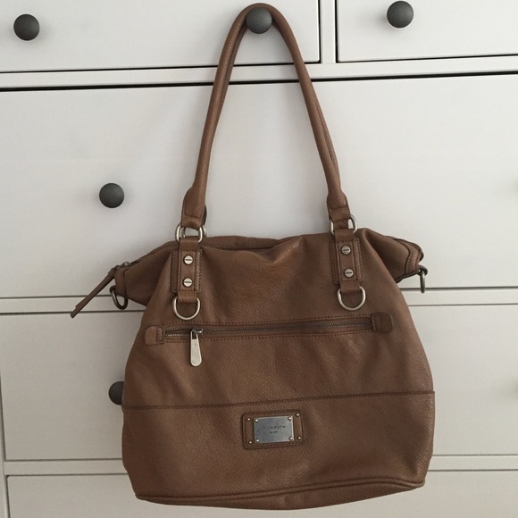 Liz Claiborne Tan Leather Handbag