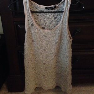Lace tank top
