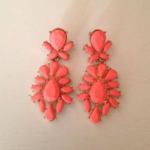Orange/Gold Earrings NWOT
