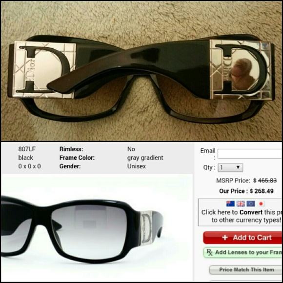 *BUNDLED* CHRISTIAN DIOR Sunglasses - Picture 4 of 4