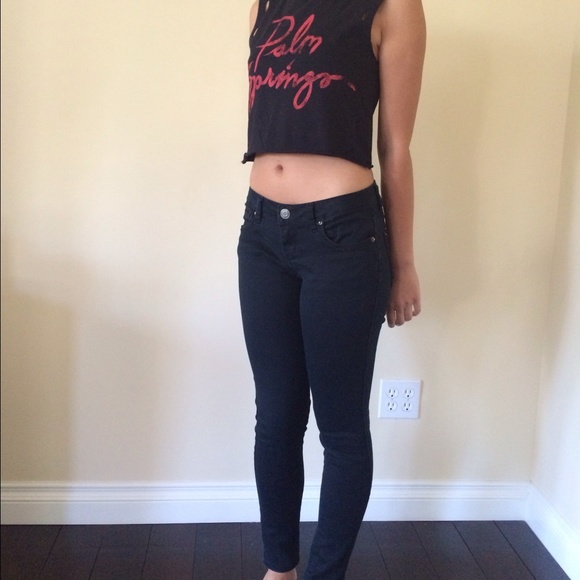 Black skinny jeans
