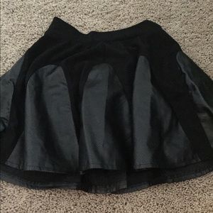 Leather skirt