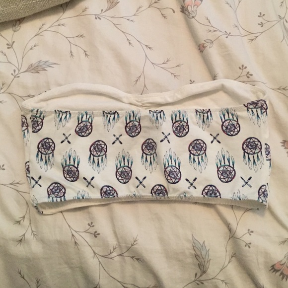 NWOT Dream catcher crop top/bandeau - Picture 2 of 3