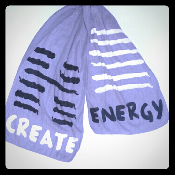 Long Zen lightweight Scarf "Create Energy"