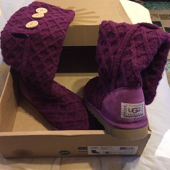 Brand new purple Cardigan Uggs