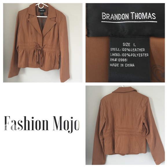 Beautiful Custom Leather Jacket by Brandon Thomas!