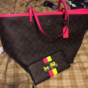 Authentic Coach Tote Set