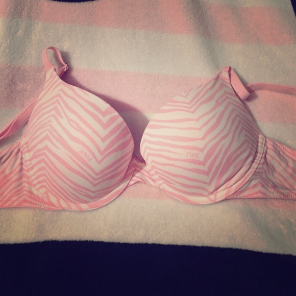 PINK Victoria's Secret Accessories - Victoria's Secret Pink Zebra Push Up 34C