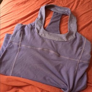 Cute purple lulu tank w/ built in bra