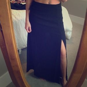 Black Maxi Skirt