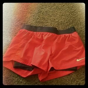 Nike dri fit shorts with built in spandex