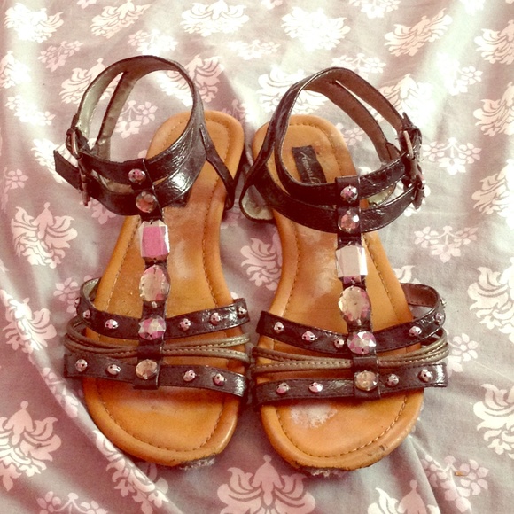 American Eagle embellished gladiator sandals
