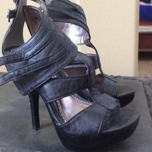 Black dress up heels