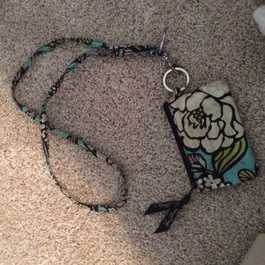 Vera Bradley coin purse and lanyard