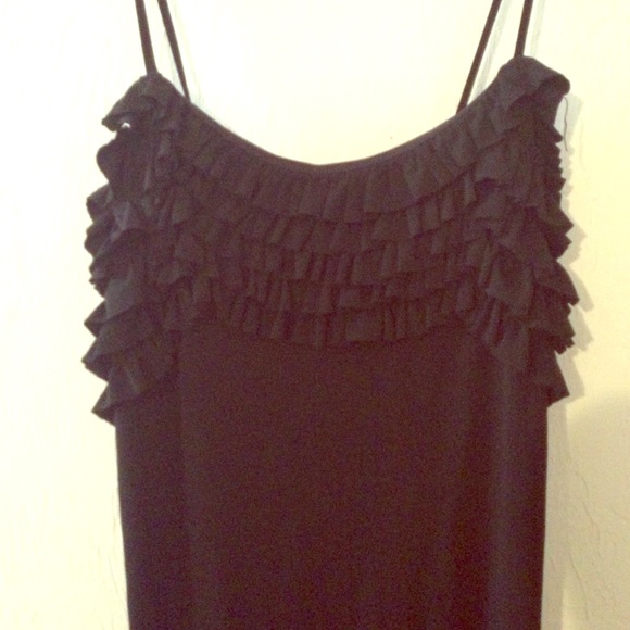 Black Ruffled Top Dress!