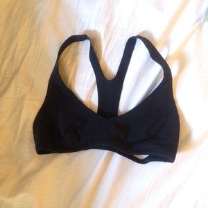 SOLD Lululemon black shanti sport surf bikini top