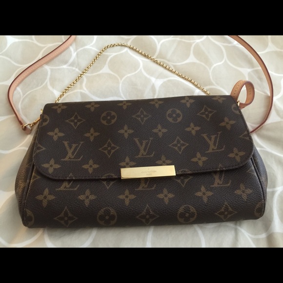 Authentic LV favorite MM crossbody bag