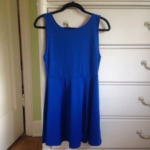 H&M Royal Blue Dress (open back)