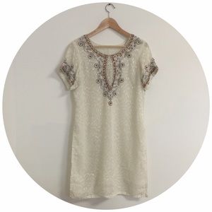 Vintage Handmade Embellished Dress