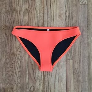 Bright orange brand new neoprene bikini bottoms