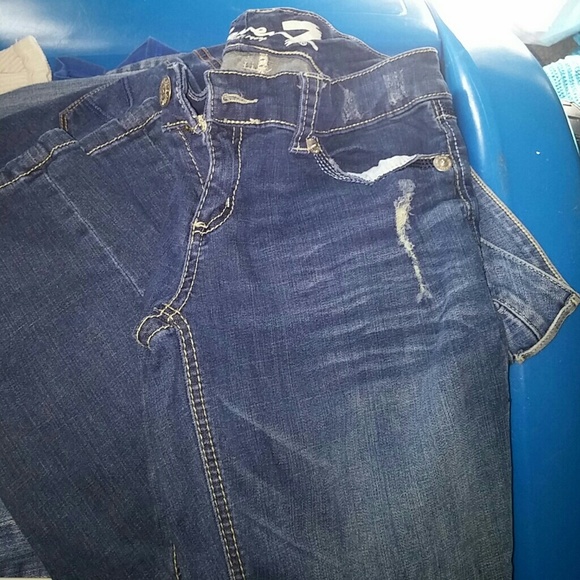 Skinny jeans disstressed