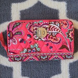 Vera Bradley Large Turn Lock Wallet