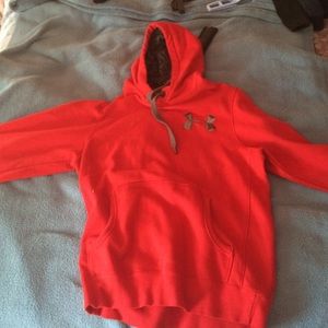 Under armour red sweatshirt